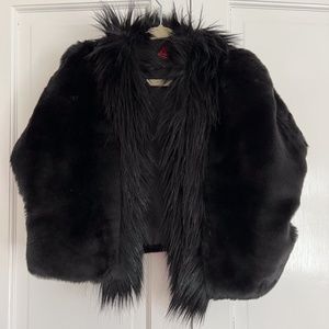 Saks Fifth Avenue Red Label Faux Fur Bolero